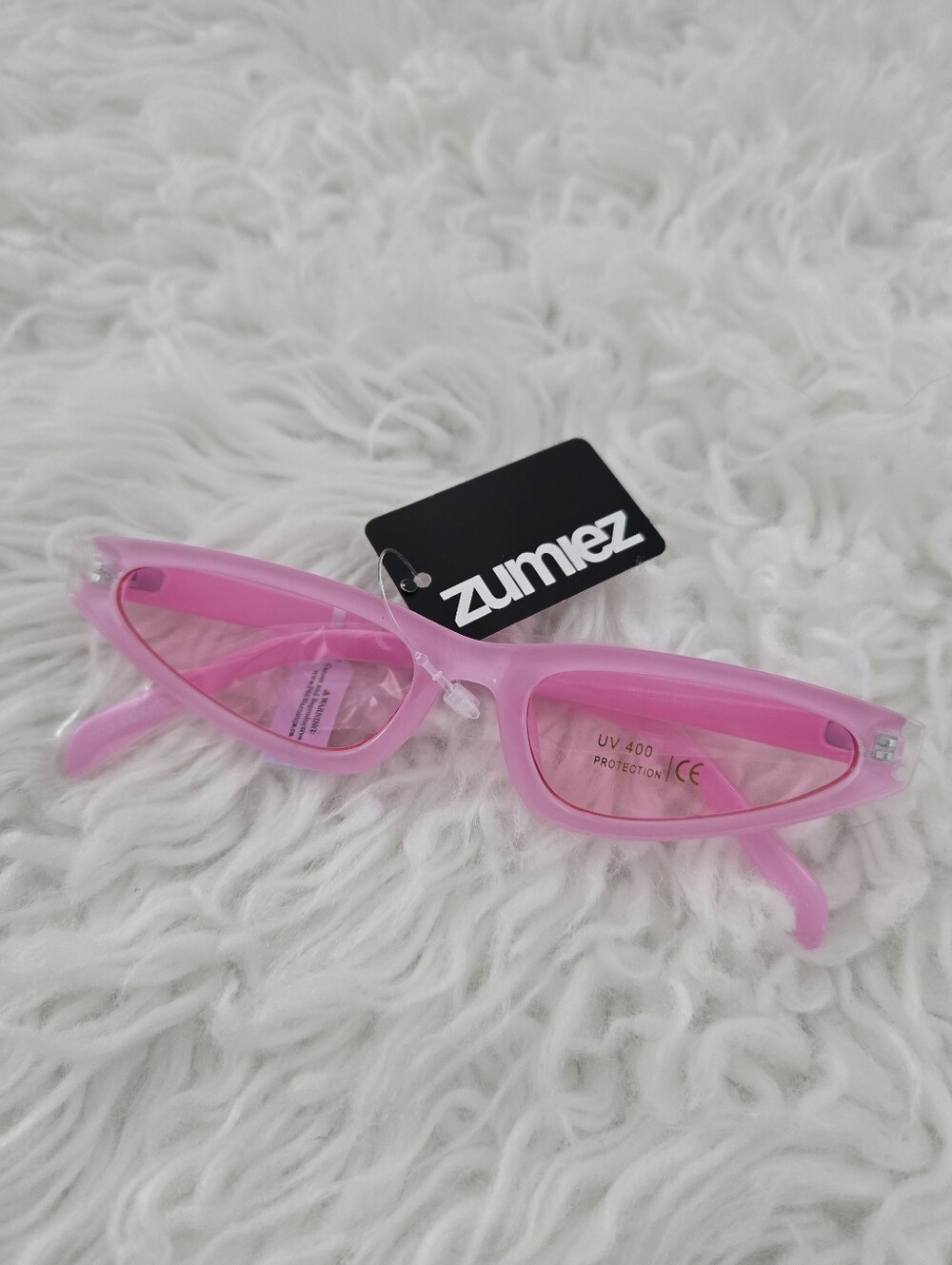 Zumiez Pink Cat Eye Thin Sunglasses. New.These pink Cat Eye thin sunglasses of